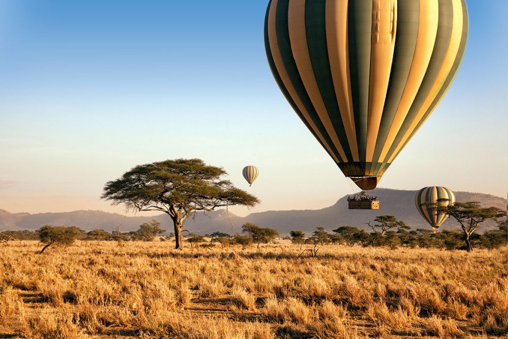 Hot Air Baloon safaris in Ambroseli National Park